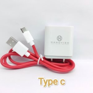 Hanuvish 3.4 A Single Port Mobile Charger with Deta Cable