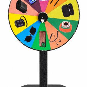For Mobile || Lucky Draw Spin Wheel with Stand  Sticker